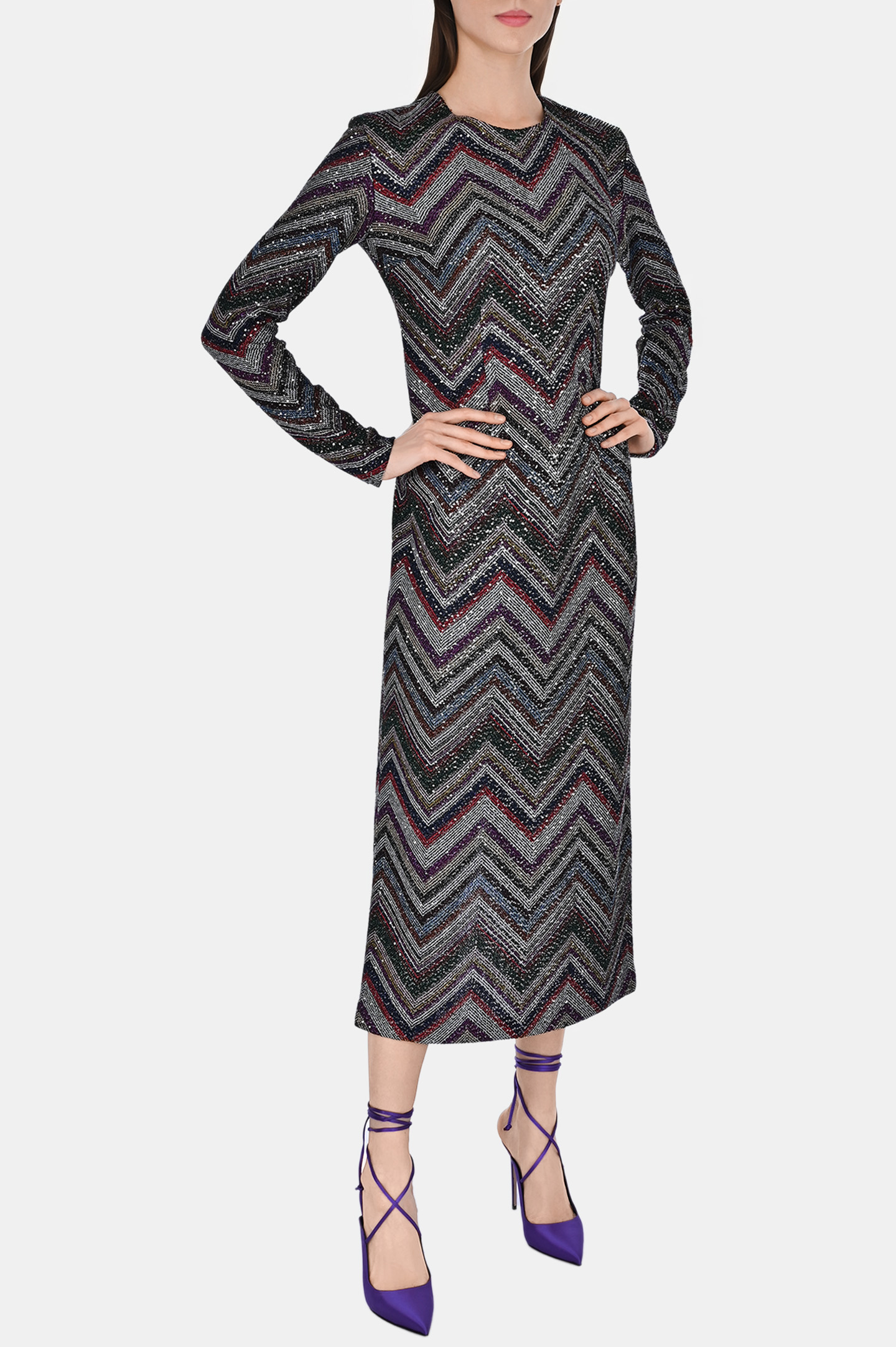 Платье MISSONI DS23WG3B-BC003I, цвет: Разноцветный, Женский