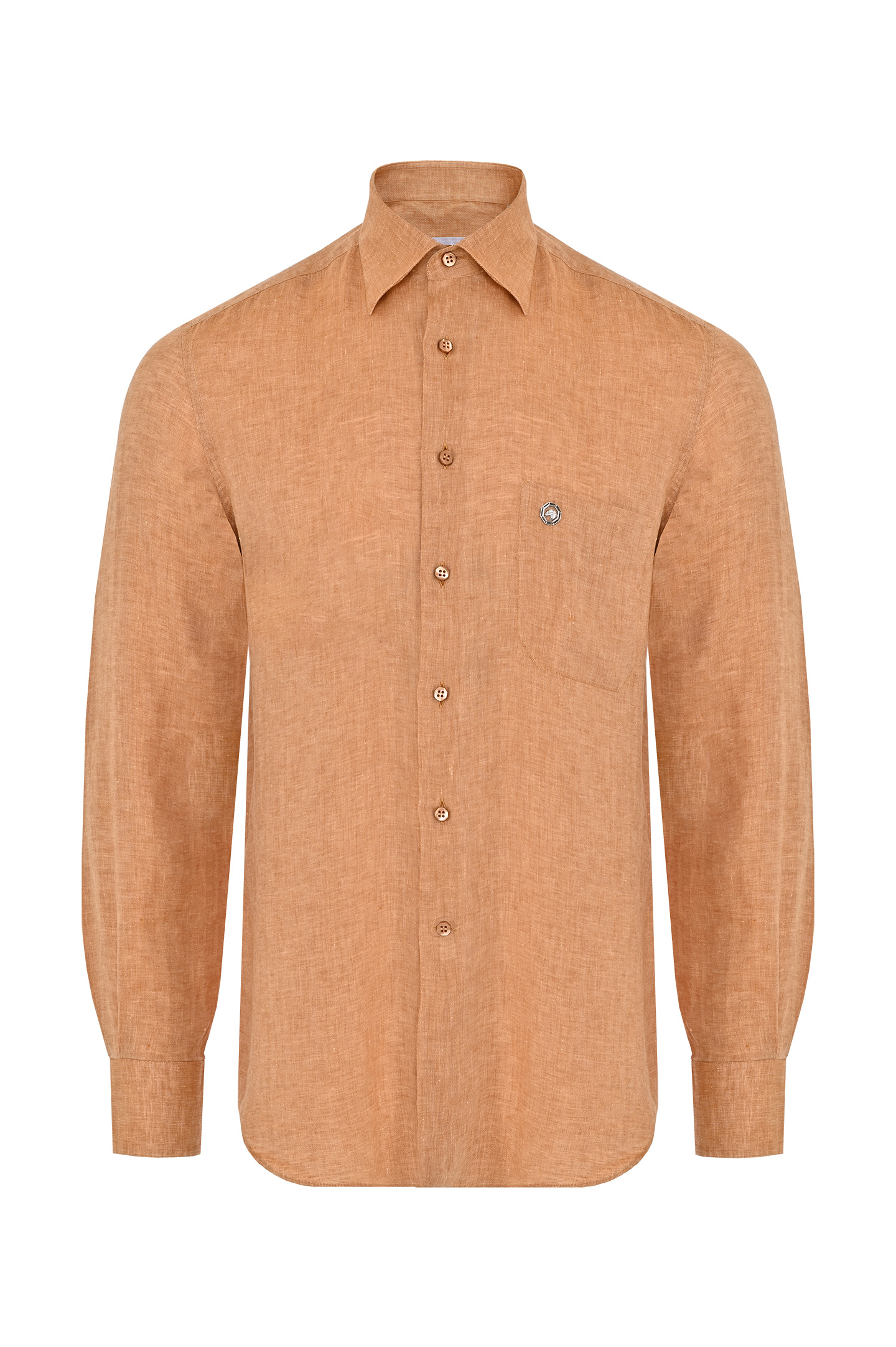Рубашка STEFANO RICCI MC004932 LX2330, цвет: Оранжевый, Мужской