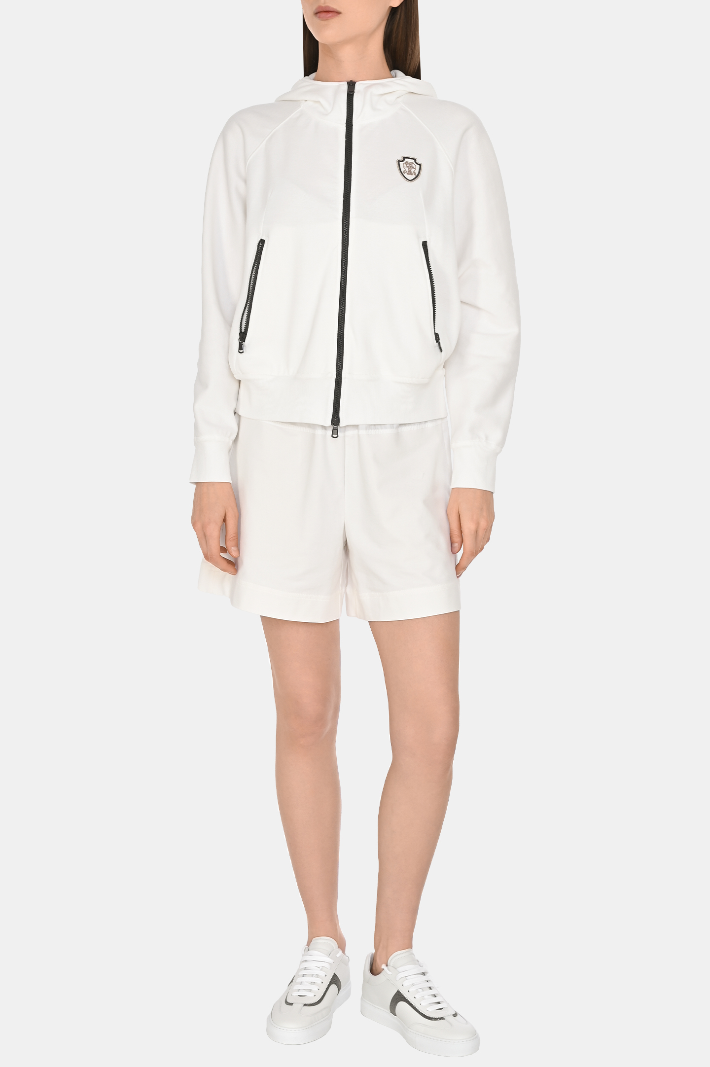 Куртка спорт BRUNELLO  CUCINELLI MG927VD106, цвет: Белый, Женский