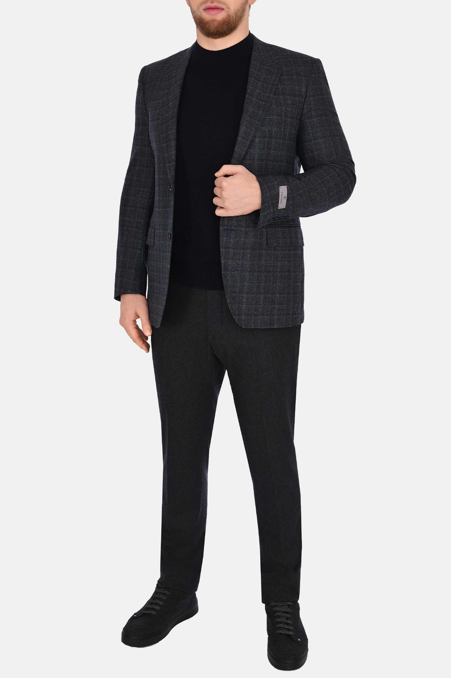 Брюки KITON UFPP79K0167B0, цвет: Серый, Мужской