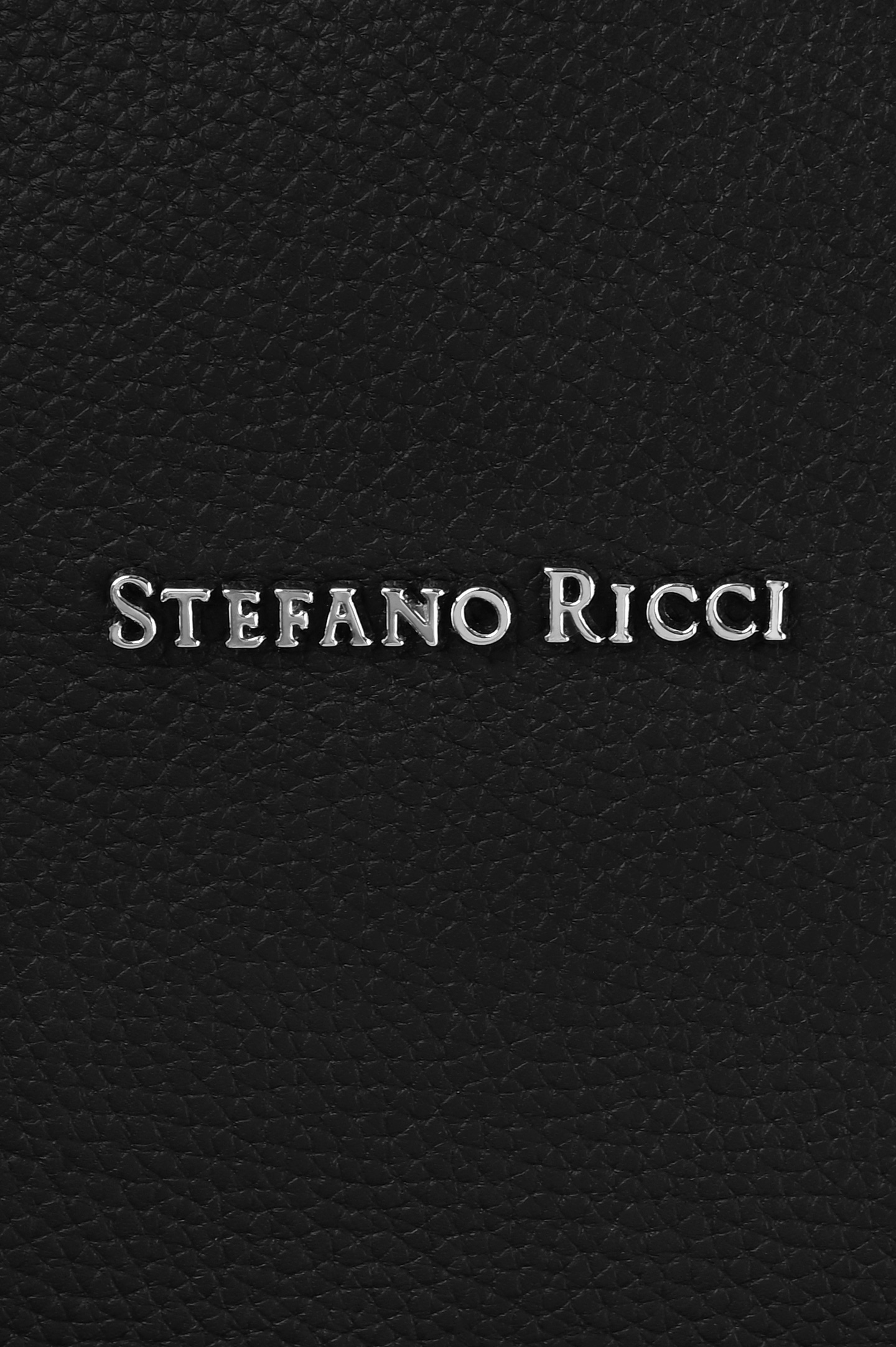 Кожаный рюкзак с логотипом STEFANO RICCI ND213G9P MRVH, цвет: Черный, Мужской