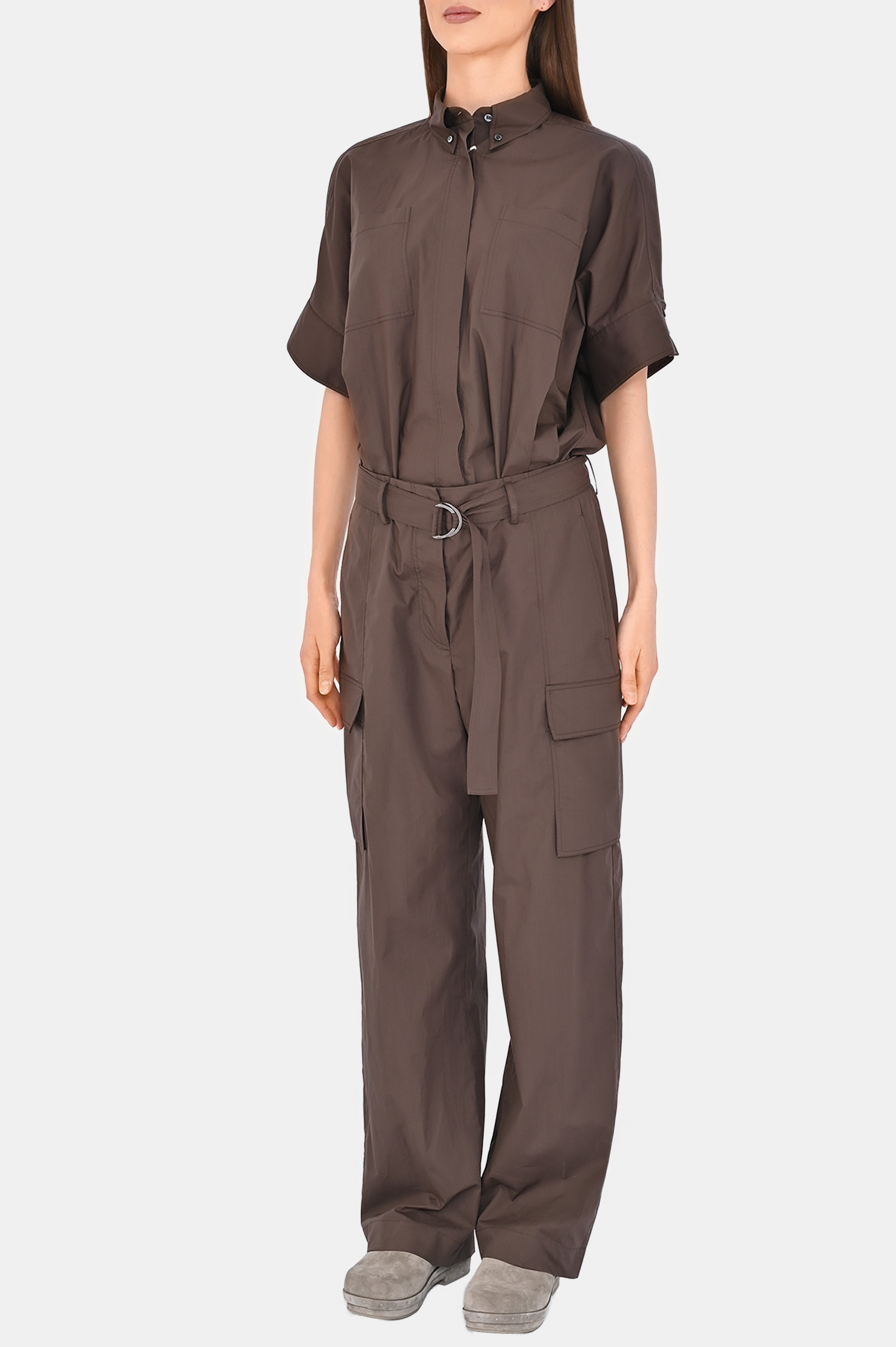 Комбинезон BRUNELLO  CUCINELLI M0H93HA999, цвет: Темно-коричневый, Женский