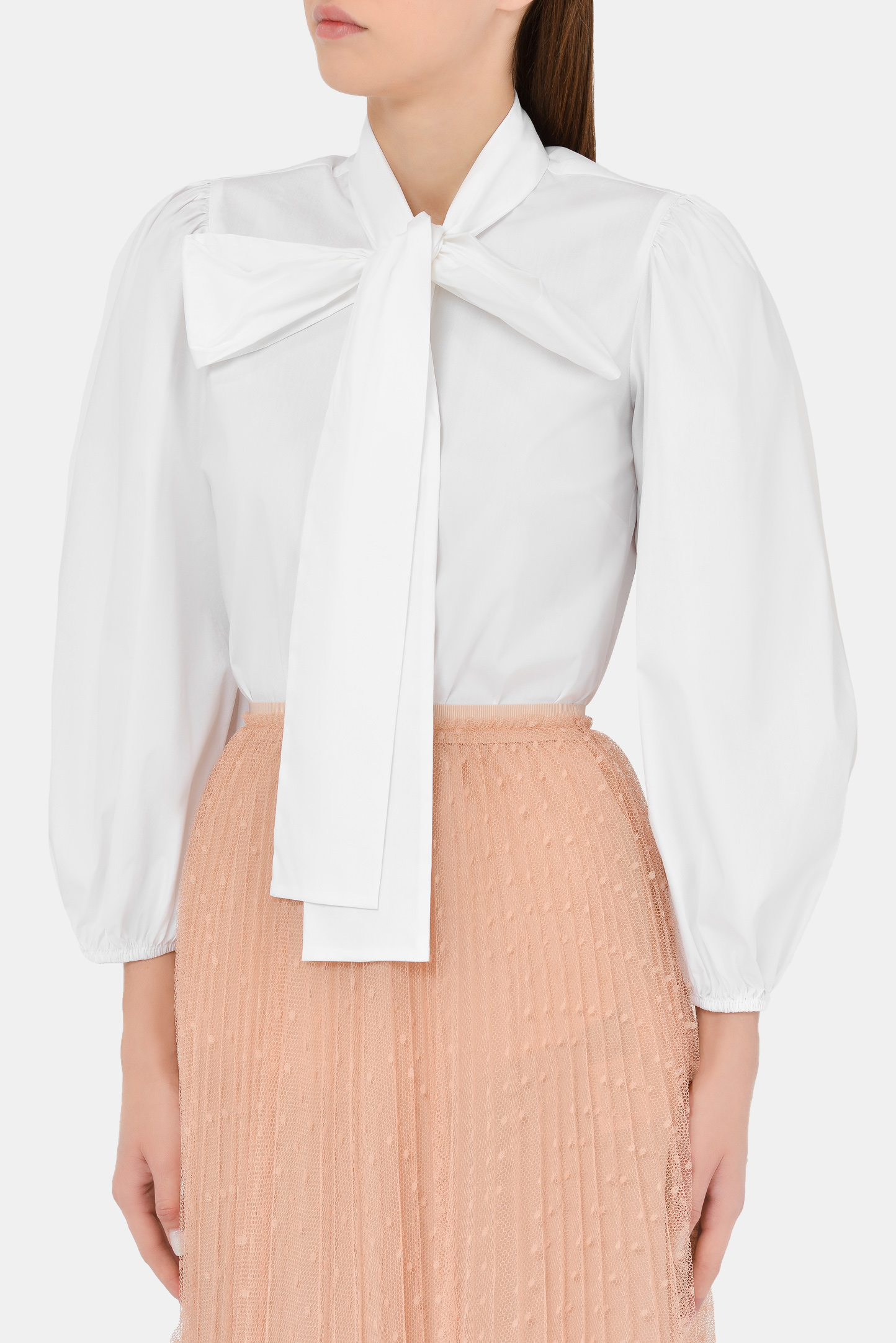 Блуза RED VALENTINO VR3ABE850ES, цвет: Белый, Женский