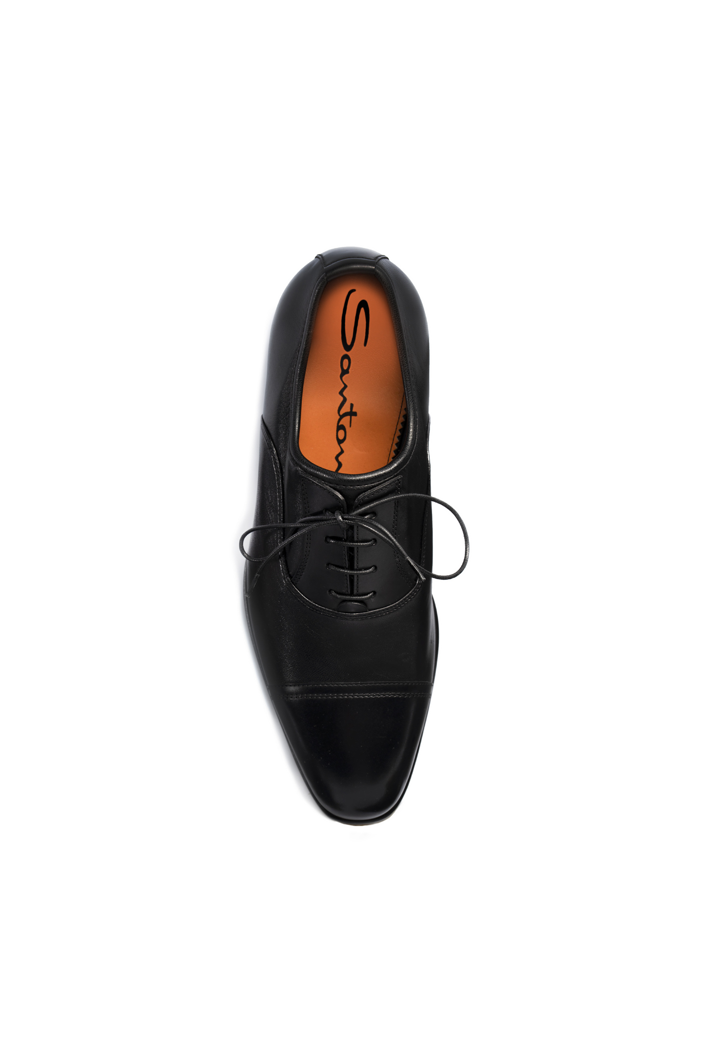 Туфли SANTONI MCLE17169BB1FRKE, цвет: Черный, Мужской