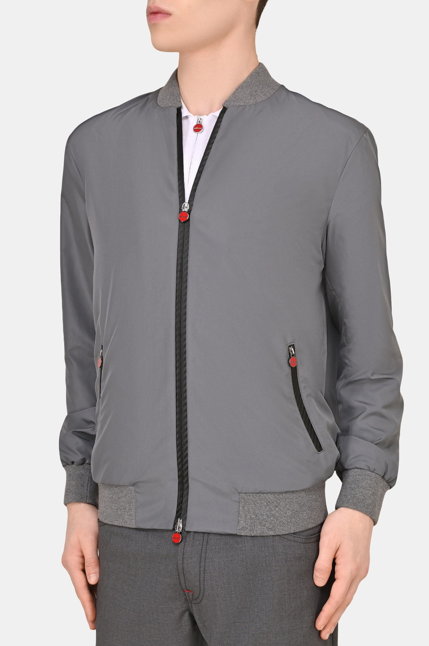 Куртка KITON UBLMSEAX0698A, цвет: Серый, Мужской