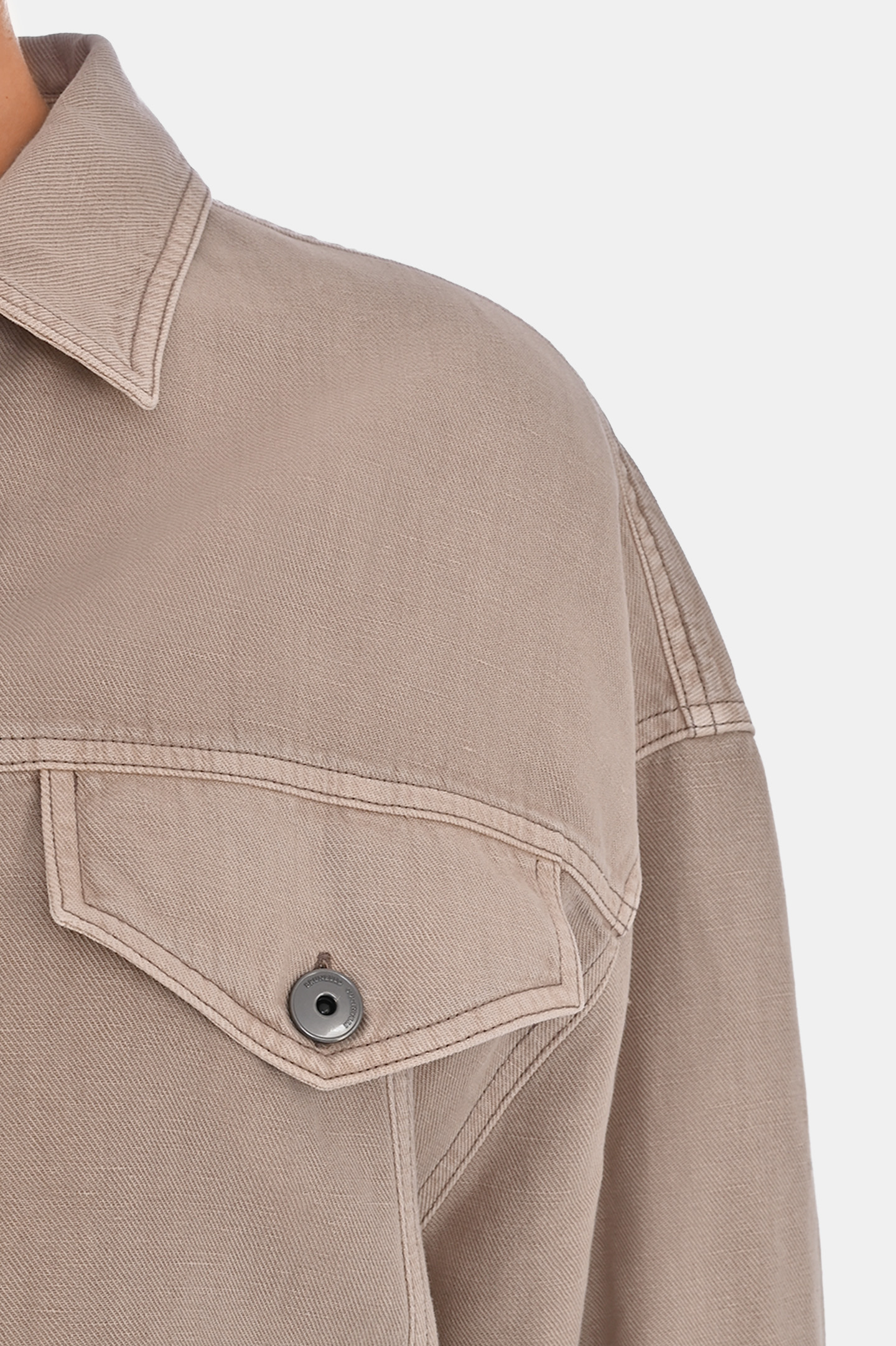 Куртка BRUNELLO  CUCINELLI ML996FX716, цвет: Бежевый, Женский