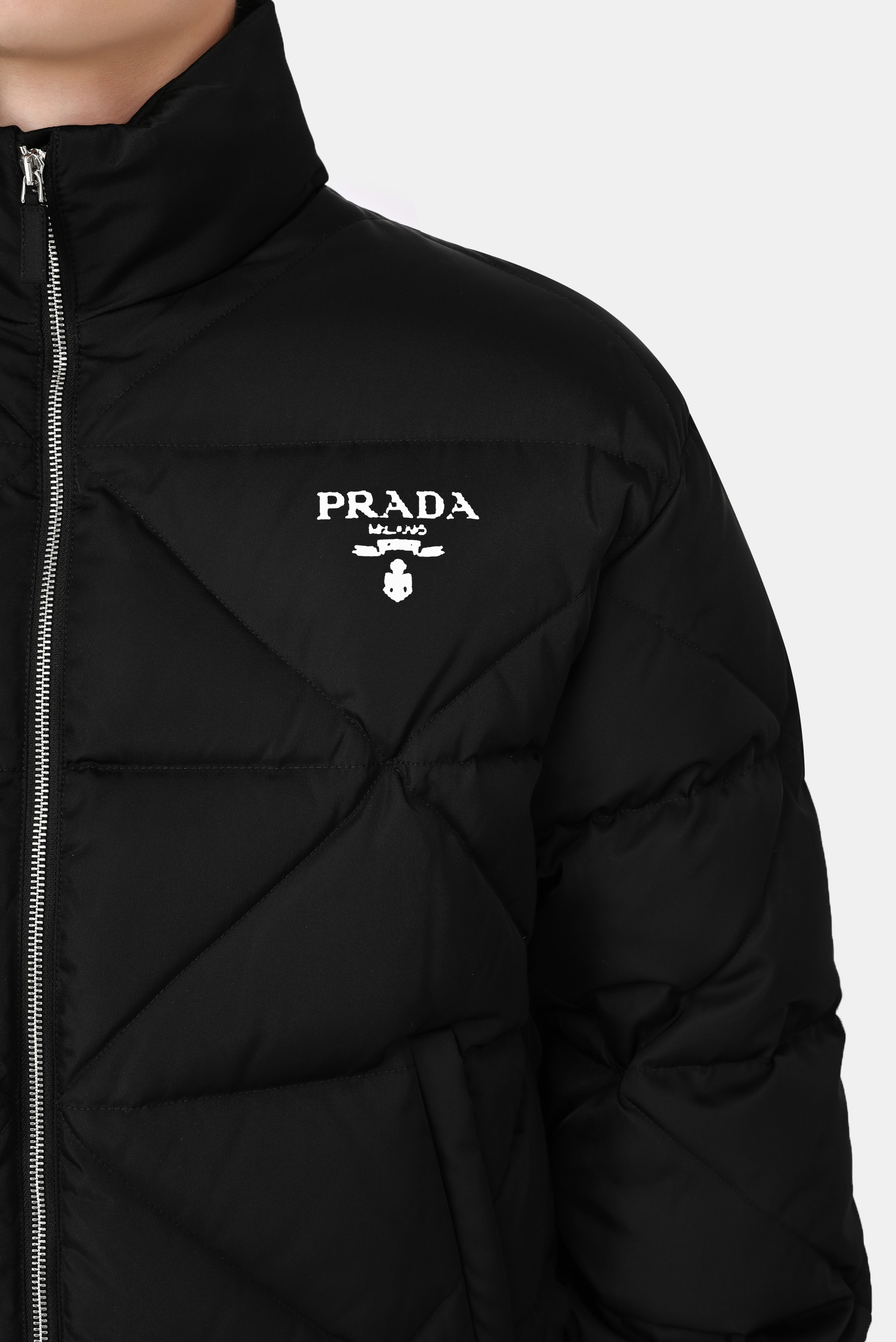 Куртка PRADA SGB803 S 202, цвет: Черный, Мужской