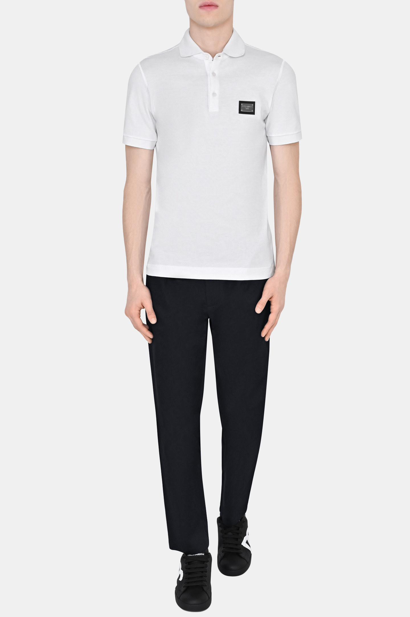 Брюки DOLCE & GABBANA GVZAET FUFJR, цвет: Синий, Мужской