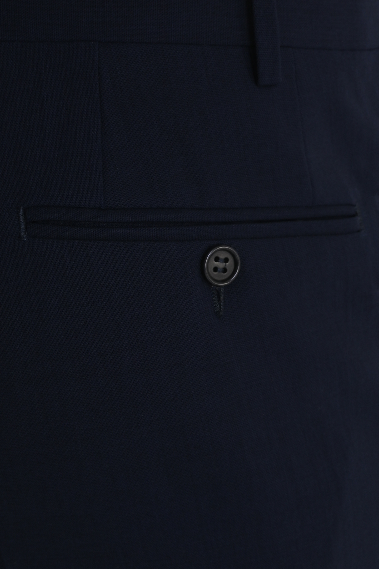 Классические брюки из шерсти CANALI AR05002 71019, цвет: Темно-синий, Мужской