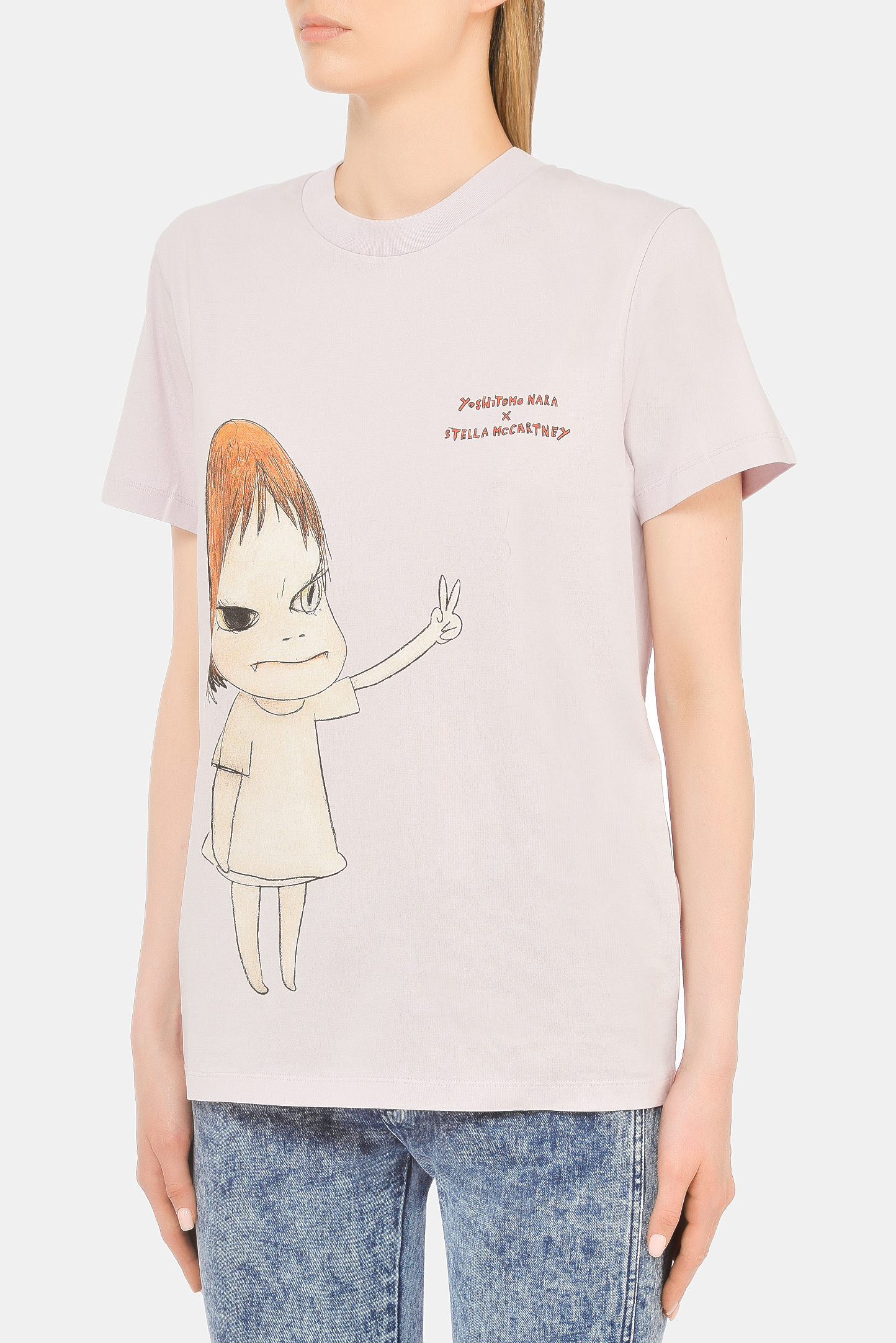 Футболка STELLA McCARTNEY 601850SMP93, цвет: Сиреневый, Женский