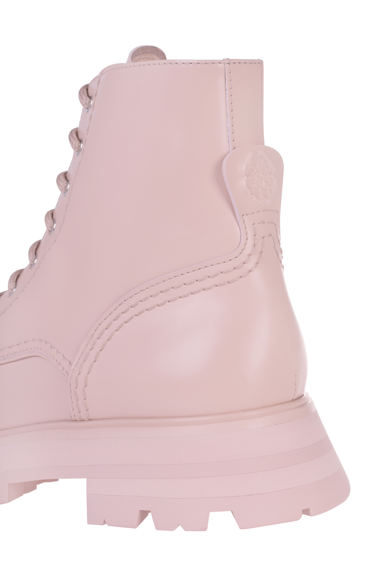 Ботинки ALEXANDER MCQUEEN 657569 WHZ80, цвет: Персиковый, Женский