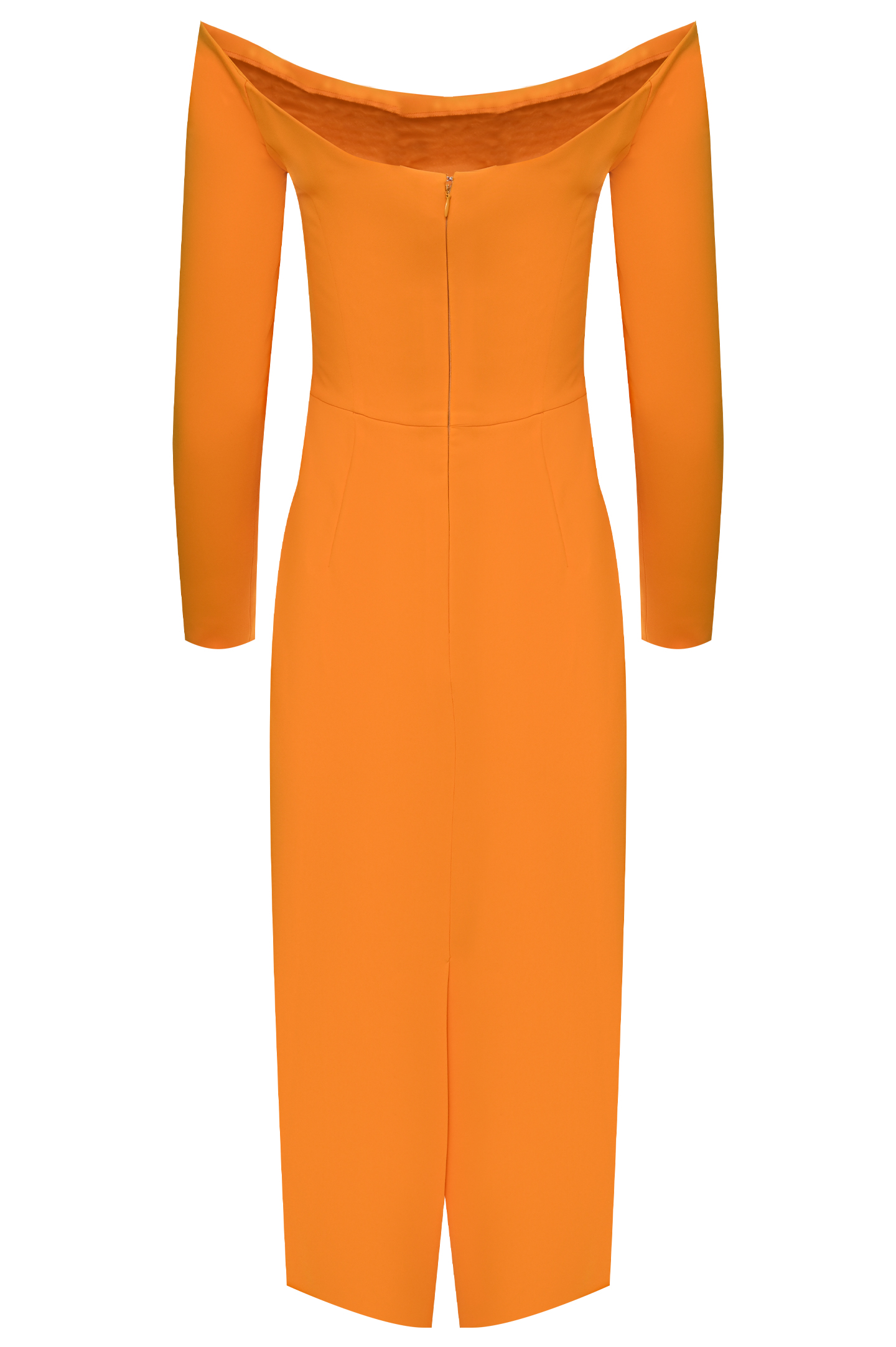 Платье CAROLINA HERRERA R2111N508, цвет: Оранжевый, Женский