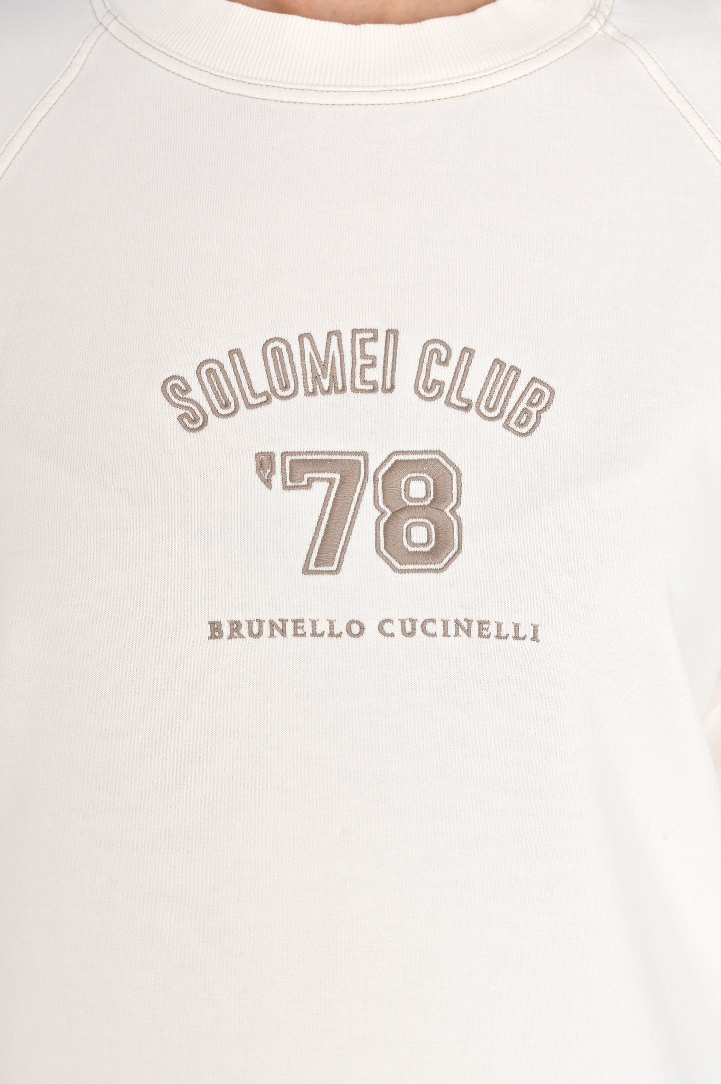 Джемпер BRUNELLO  CUCINELLI MD869VE510, цвет: Белый, Женский