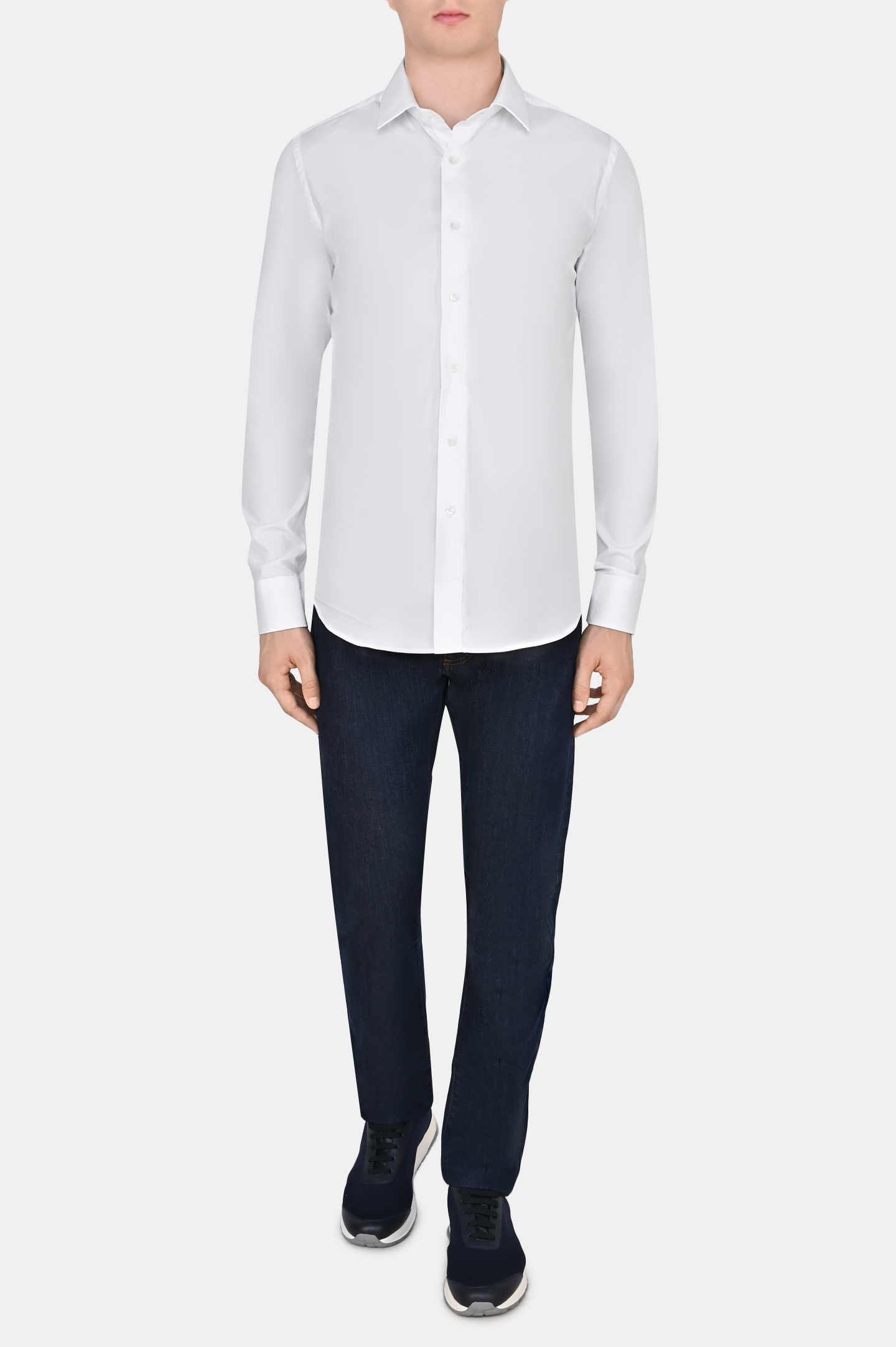 Рубашка CANALI GA01222 XA1, цвет: Белый, Мужской