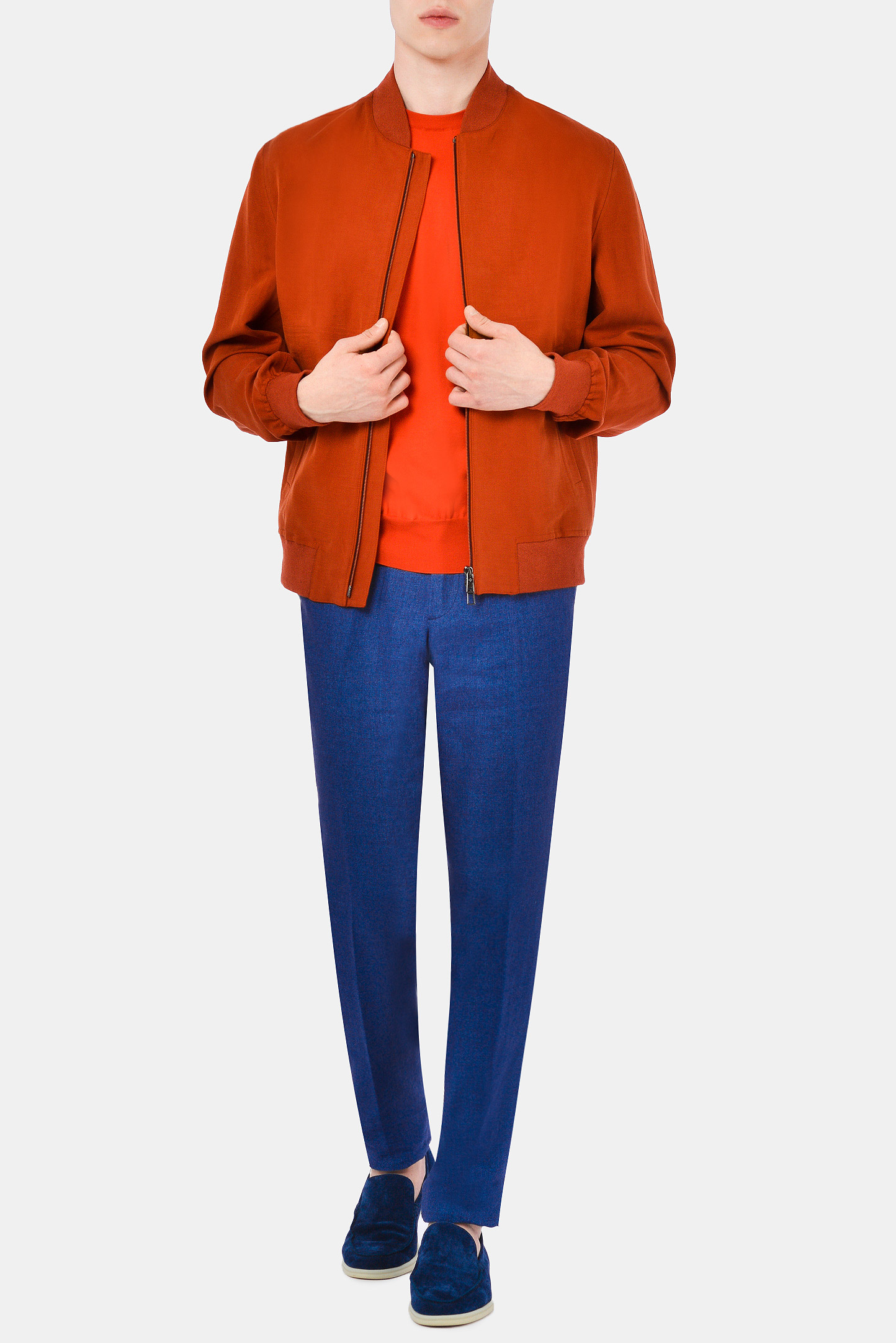 Куртка LORO PIANA F1-FAL5660, цвет: Оранжевый, Мужской