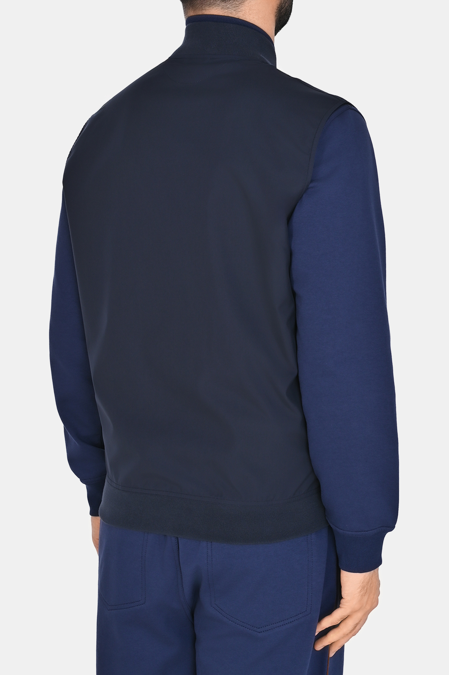 Жилет BRUNELLO  CUCINELLI MB4229083T, цвет: Темно-синий, Мужской
