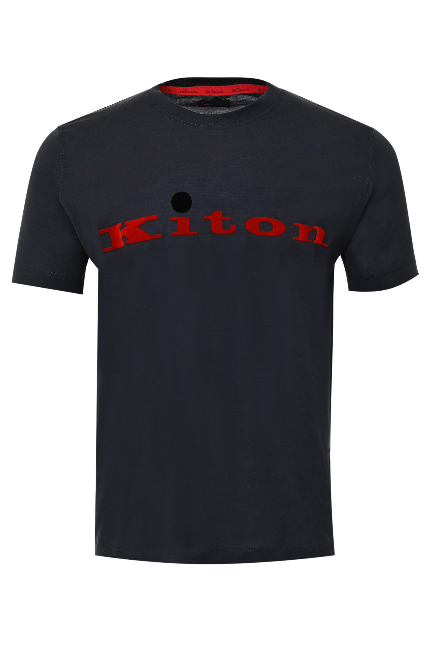 Футболка KITON UK1164W21, цвет: Черный, Мужской