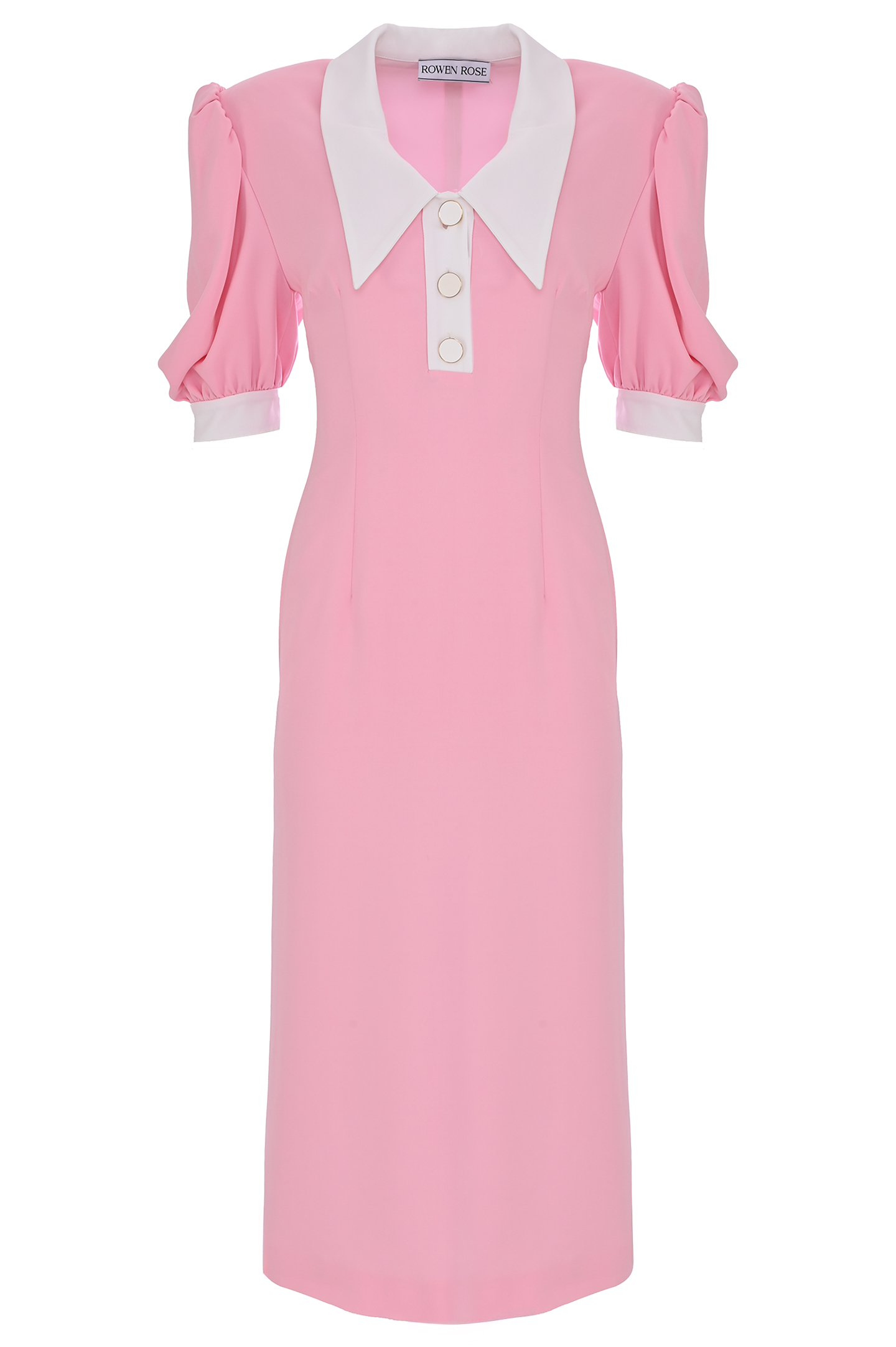 Платье ROWEN ROSE DRS_RR171, цвет: Розовый, Женский