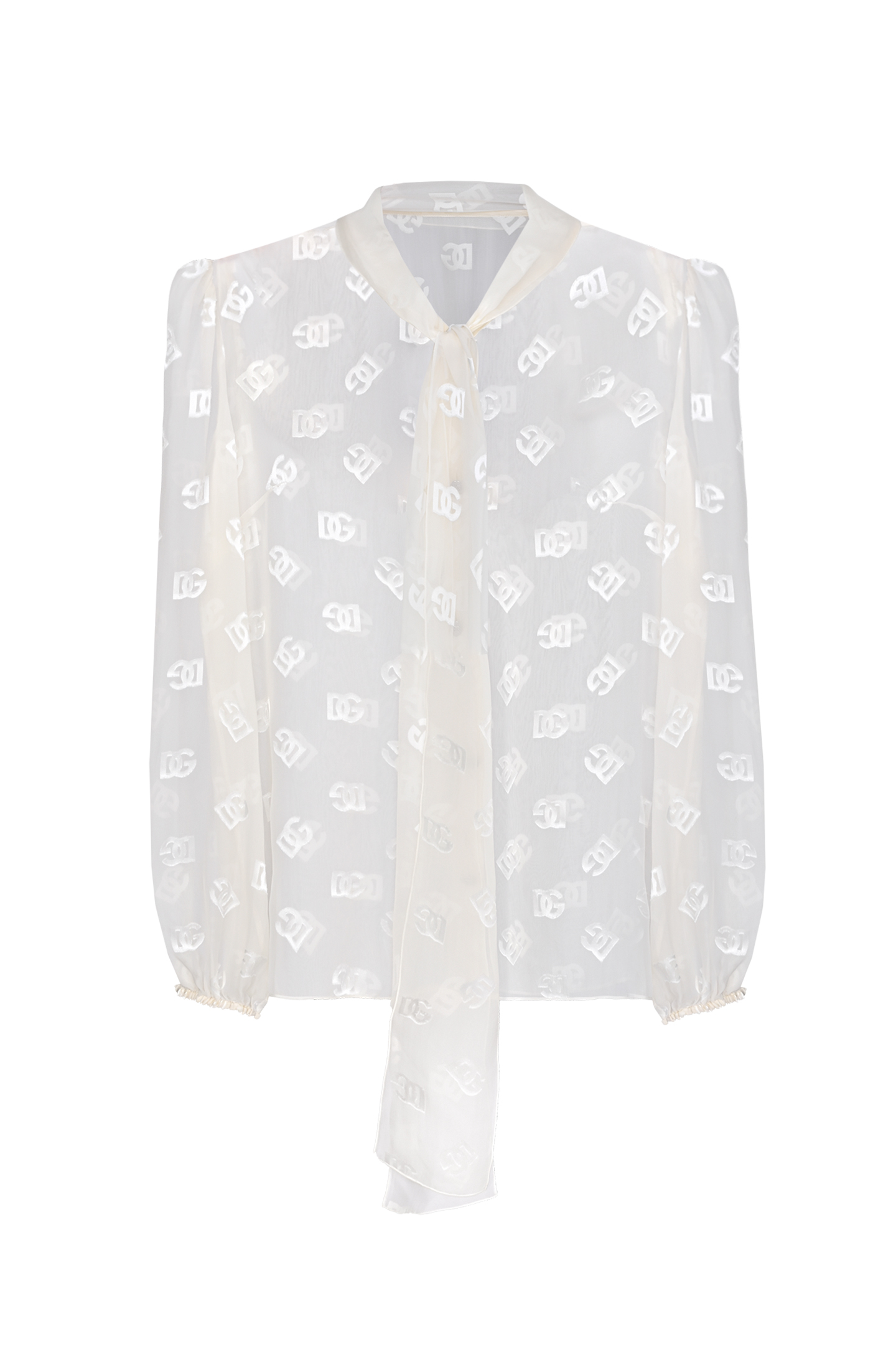 Блуза DOLCE & GABBANA F5N70T FJTBR, цвет: Молочный, Женский