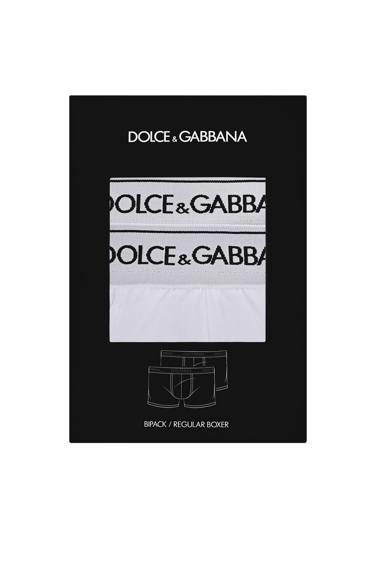 Набор трусов DOLCE & GABBANA M9C07J ONN95, цвет: Белый, Мужской