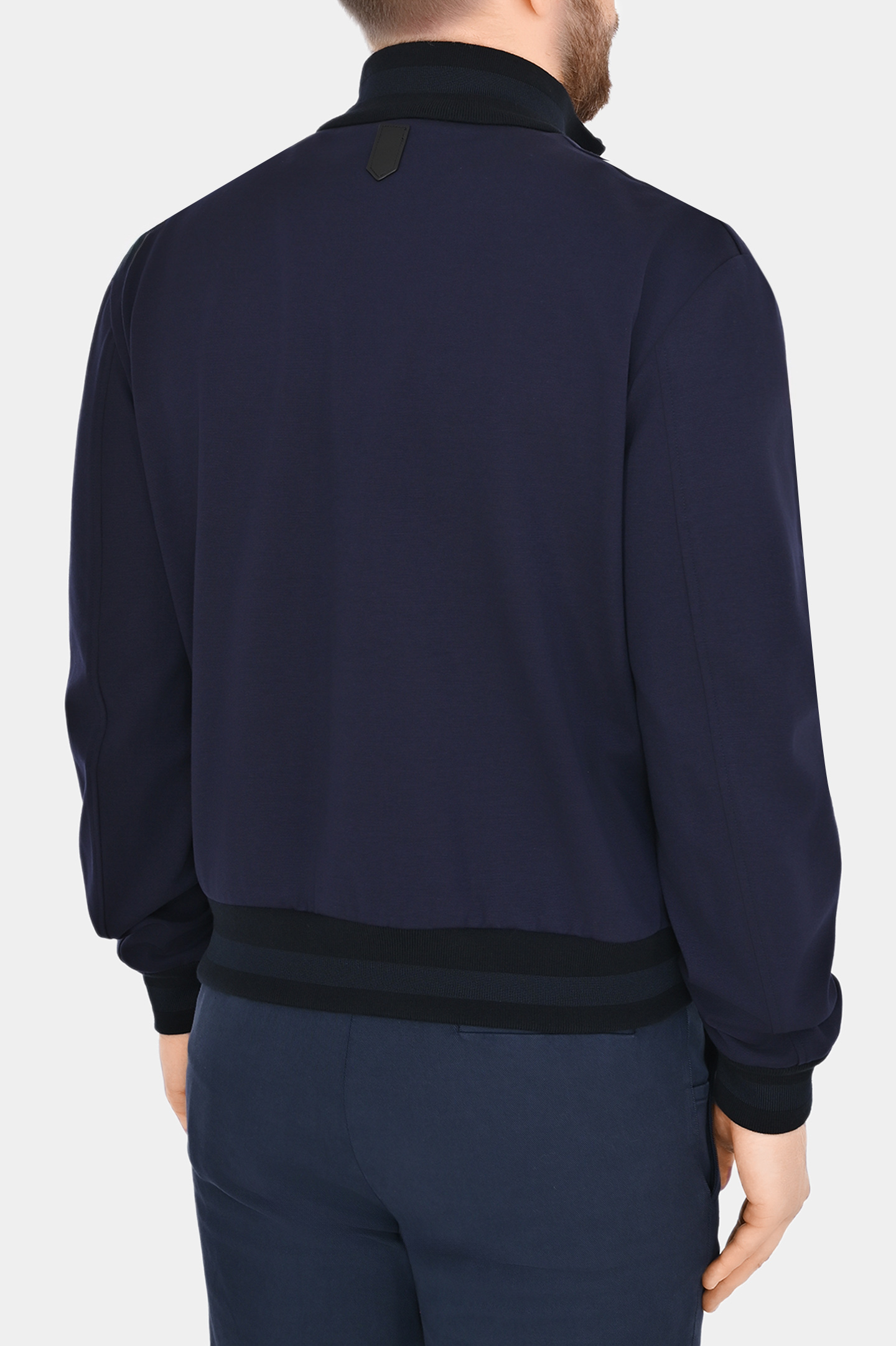 Куртка с карманами CANALI SG02940 O40892, цвет: Темно-синий, Мужской