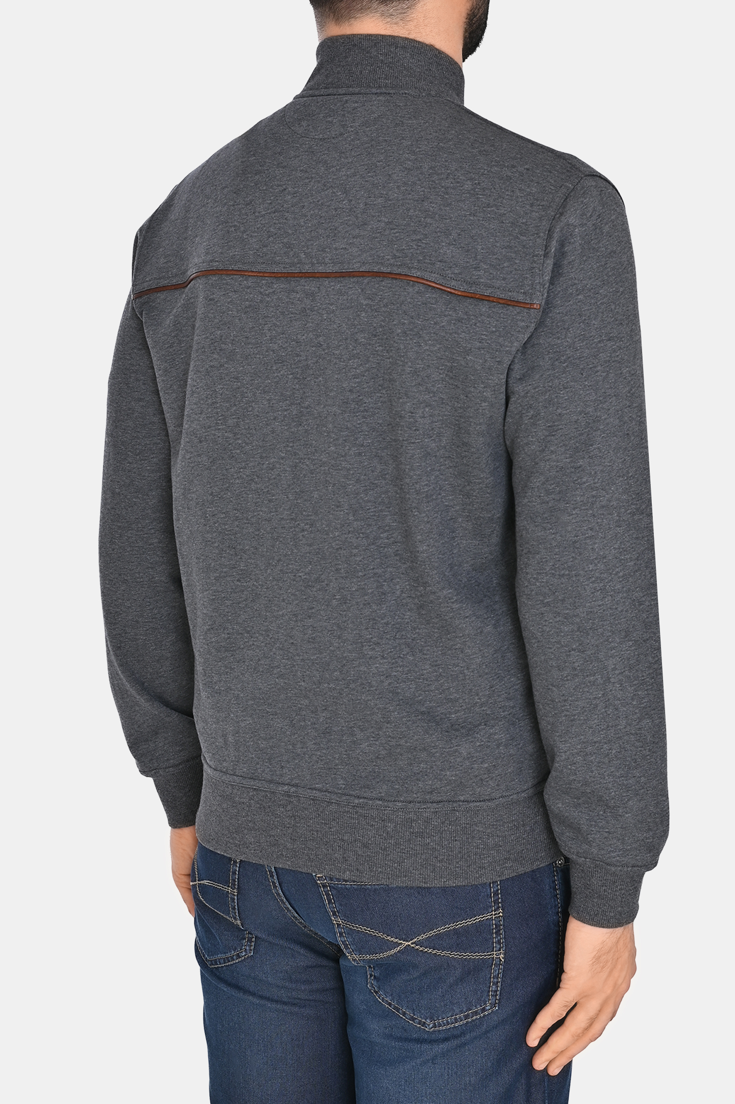 Куртка спорт BRUNELLO  CUCINELLI MW8639084G, цвет: Темно-серый, Мужской