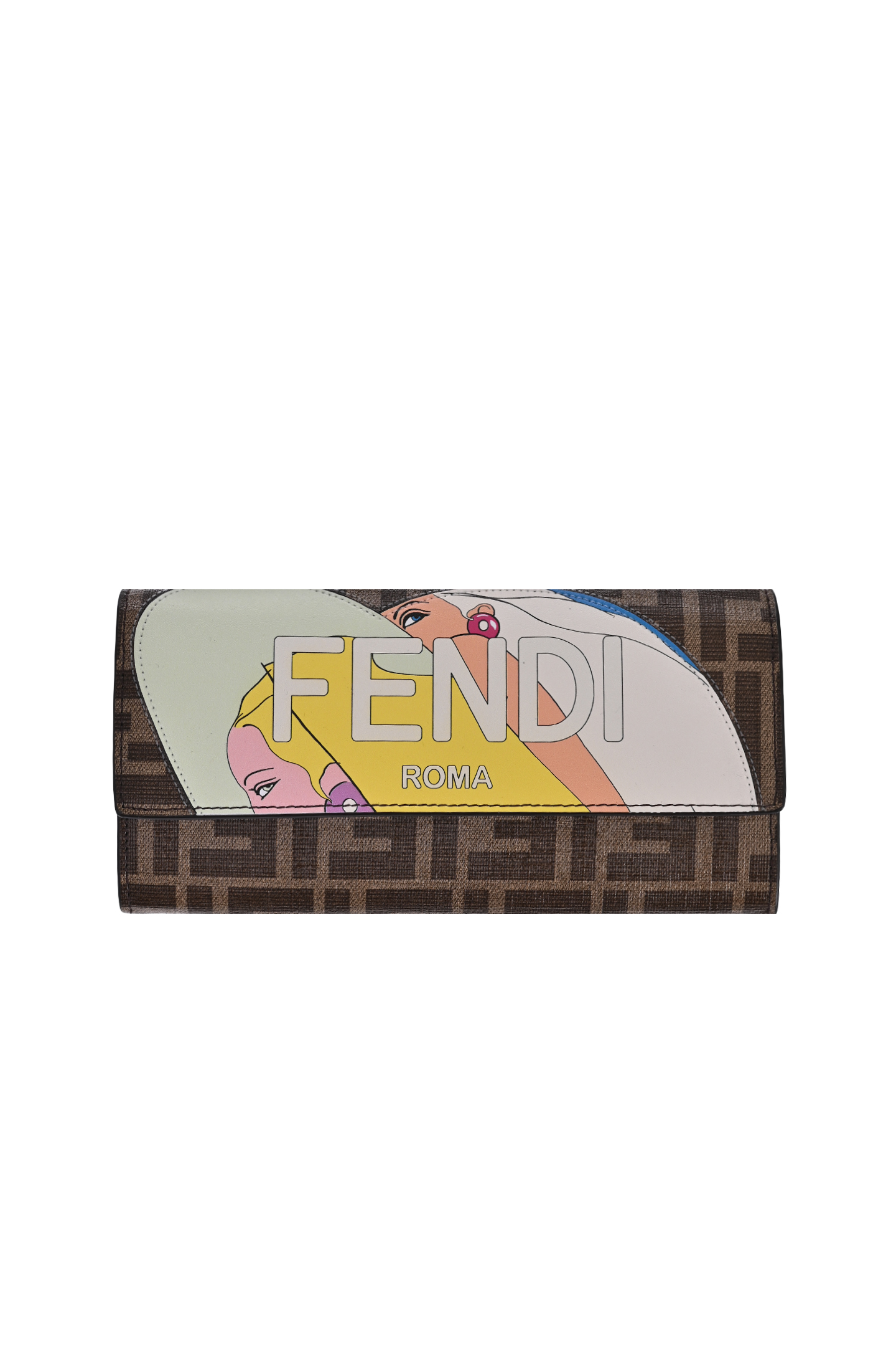 Кошелек FENDI 8M0251AK5Z, цвет: Разноцветный, Женский