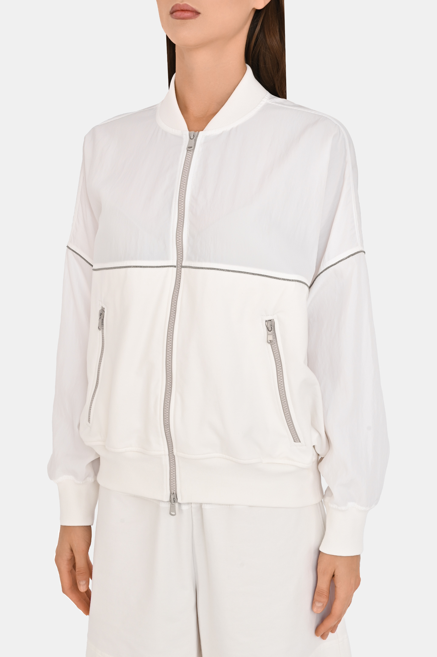 Куртка BRUNELLO  CUCINELLI MH827VE706, цвет: Белый, Женский