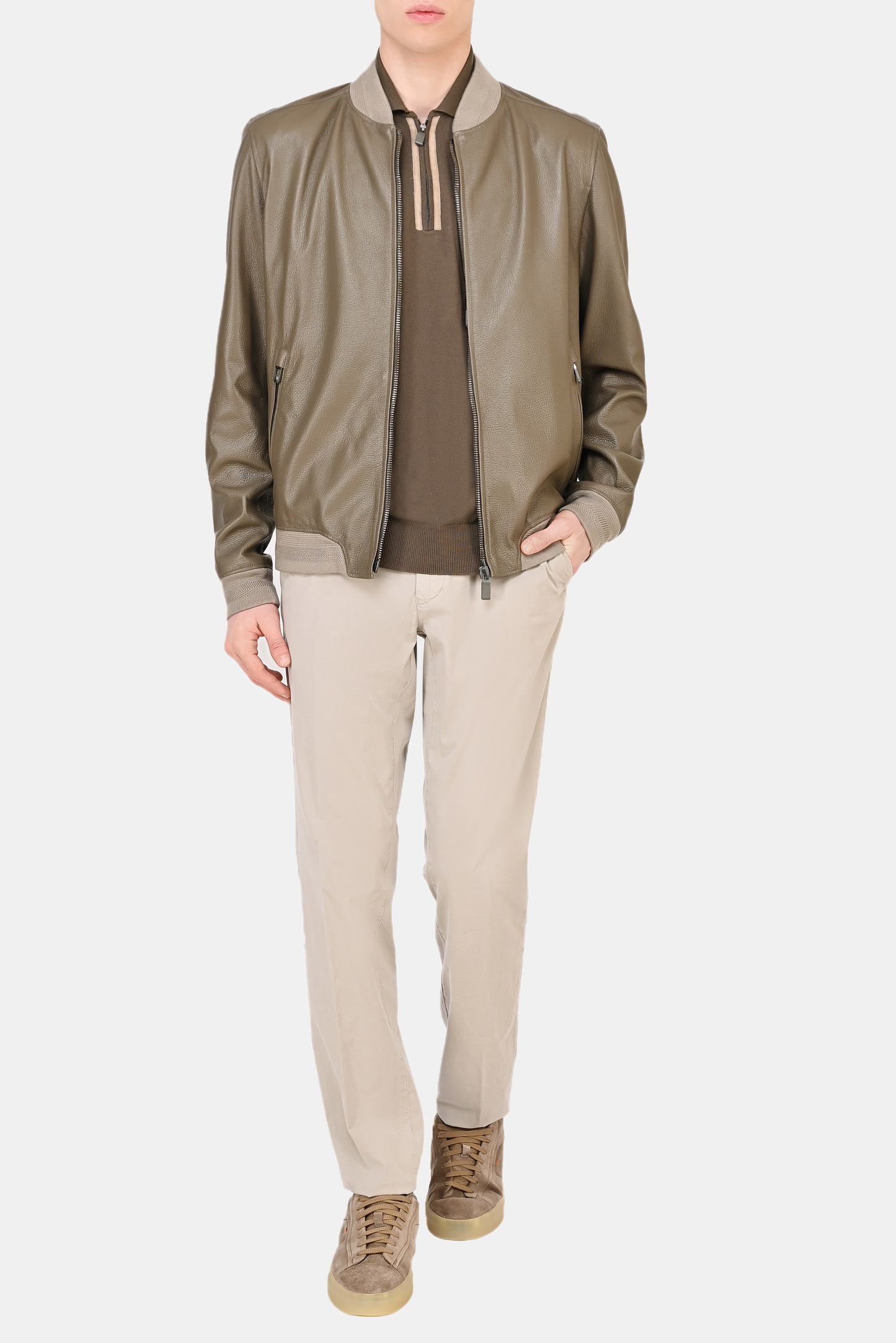 Брюки CANALI PT00942 93630/-R, цвет: Серый, Мужской