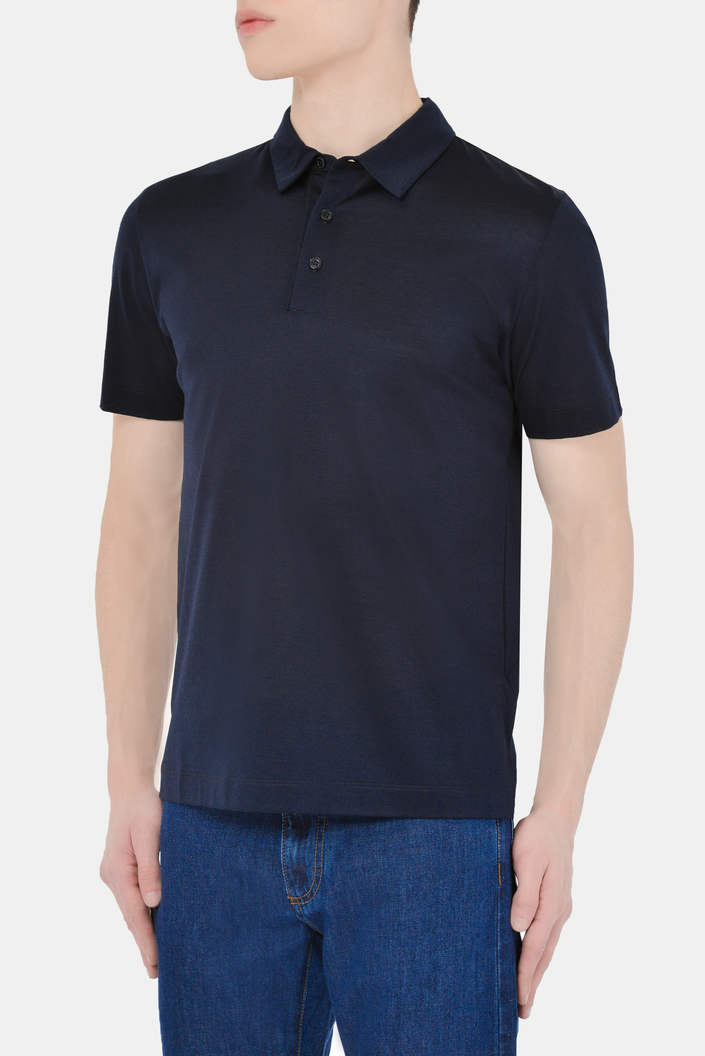 Поло (Cорочка) CANALI MJ00002/300, цвет: Синий, Мужской
