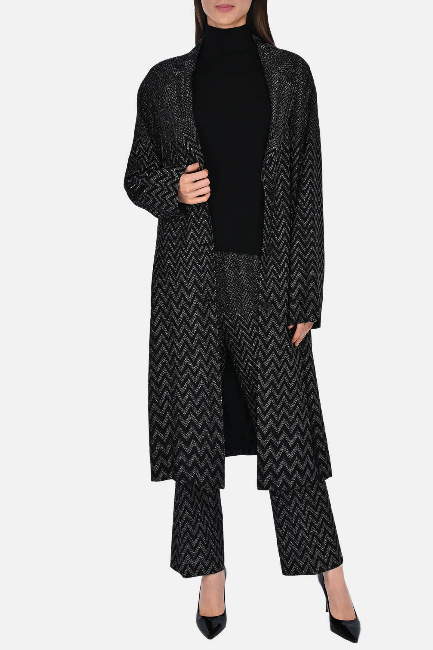 Пальто MISSONI DS23WC0I-BR00OZ, цвет: Черный, Женский