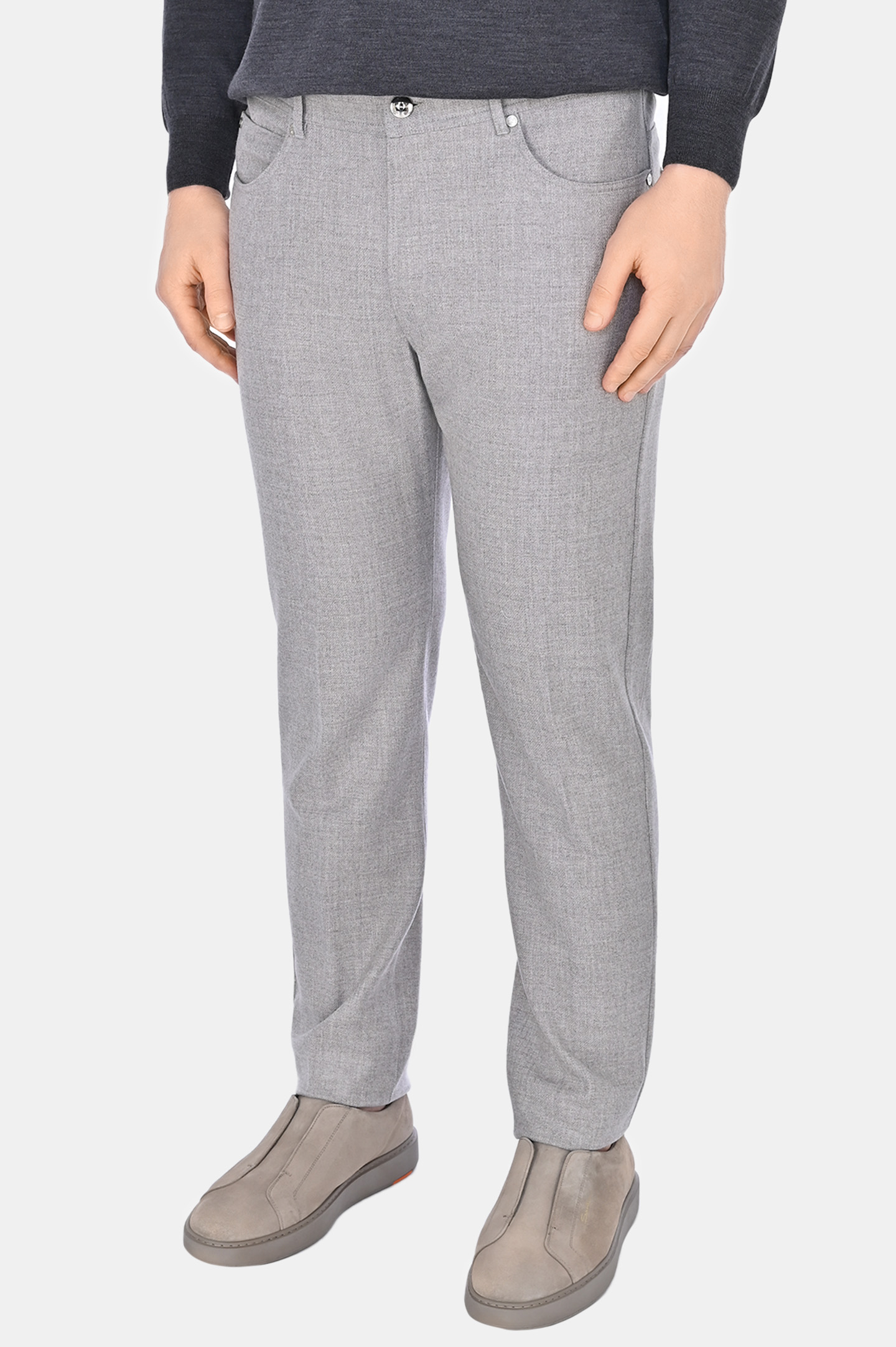 Брюки MANDELLI A24 POCKET 3821, цвет: Светло-серый, Мужской