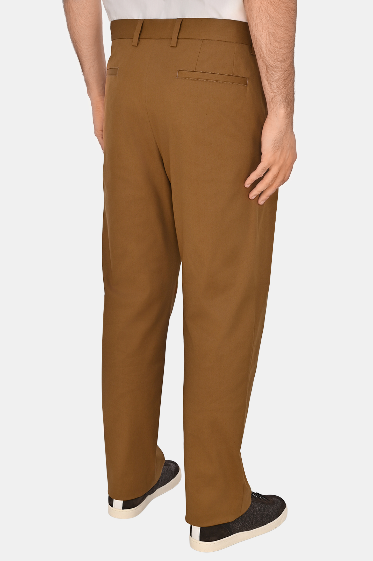 Брюки DOLCE & GABBANA GV5ZHT FUFNV, цвет: Коричневый, Мужской