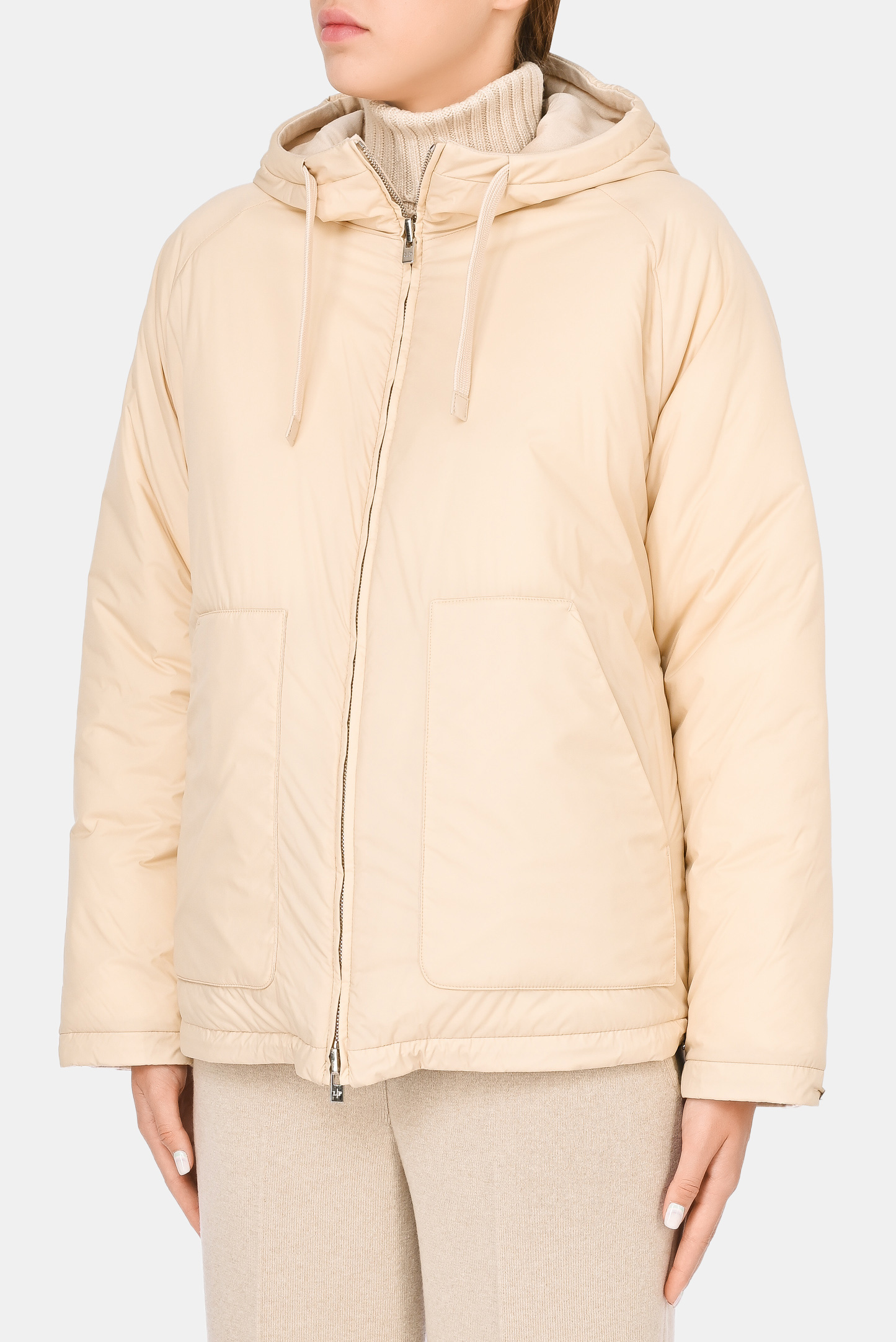 Куртка LORO PIANA F1-FAL7250, цвет: Молочный, Женский