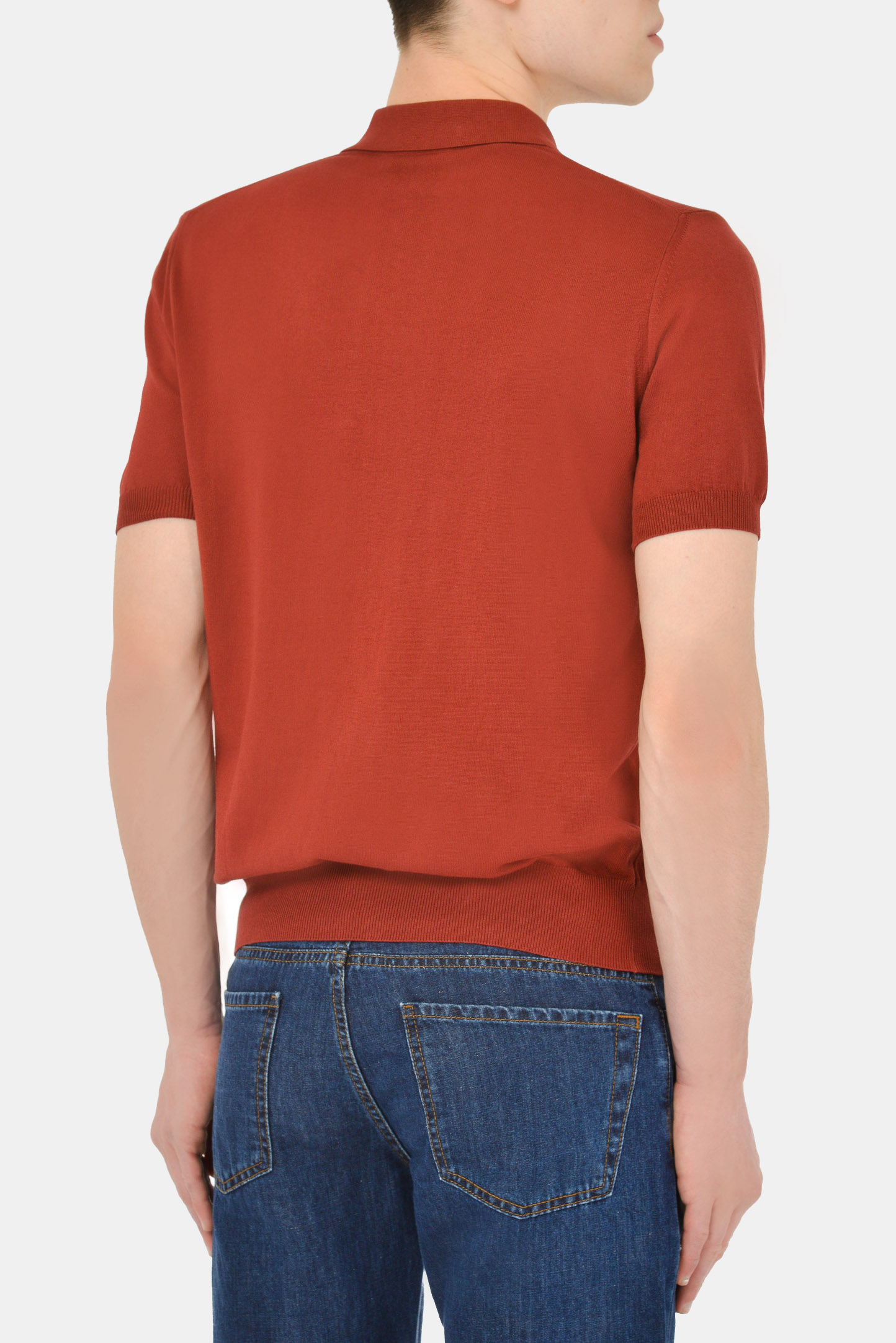 Джемпер (Поло) CANALI MK00145/903, цвет: Бордовый, Мужской