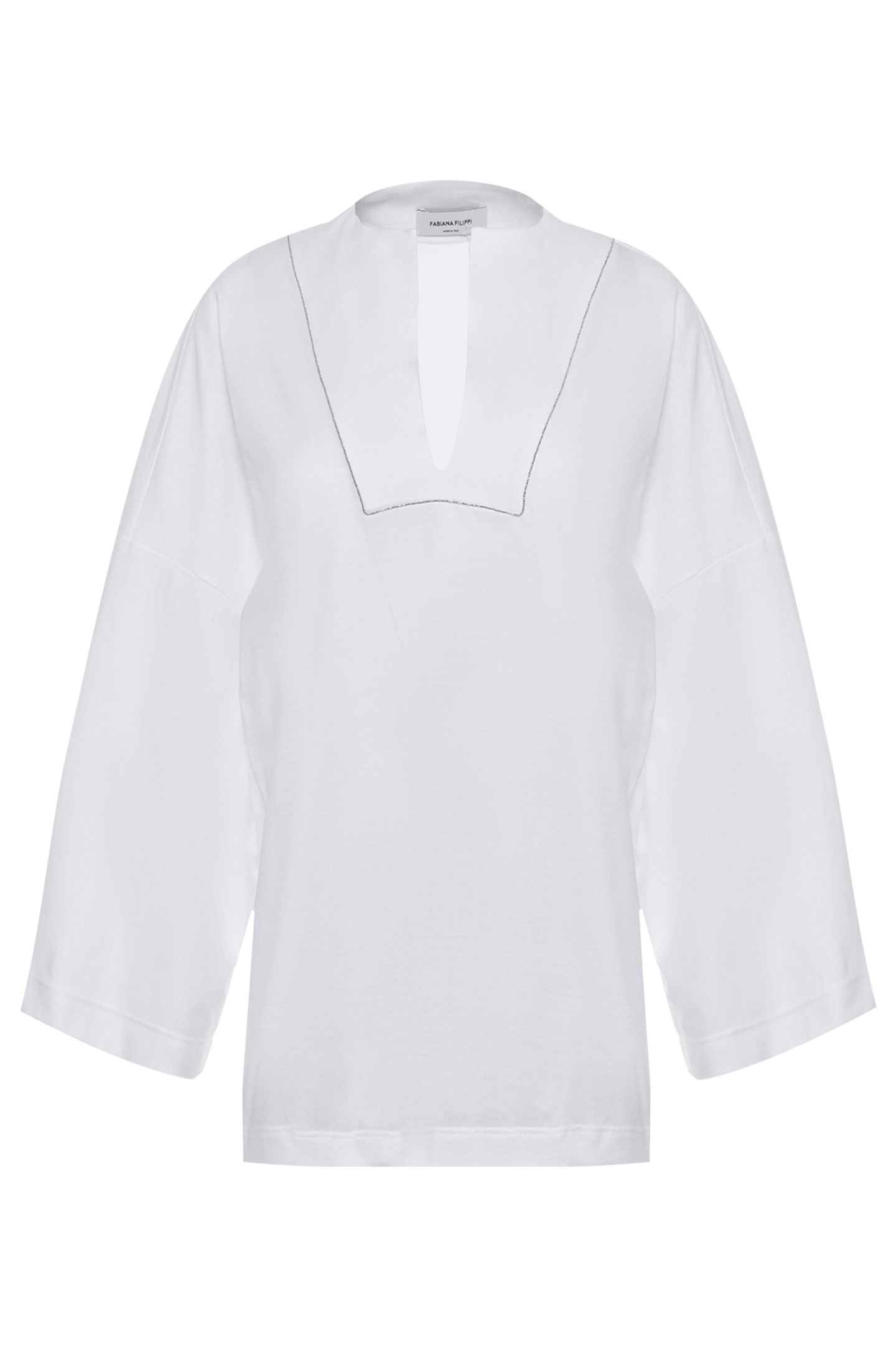 Блуза FABIANA FILIPPI JED273W136D323, цвет: Белый, Женский