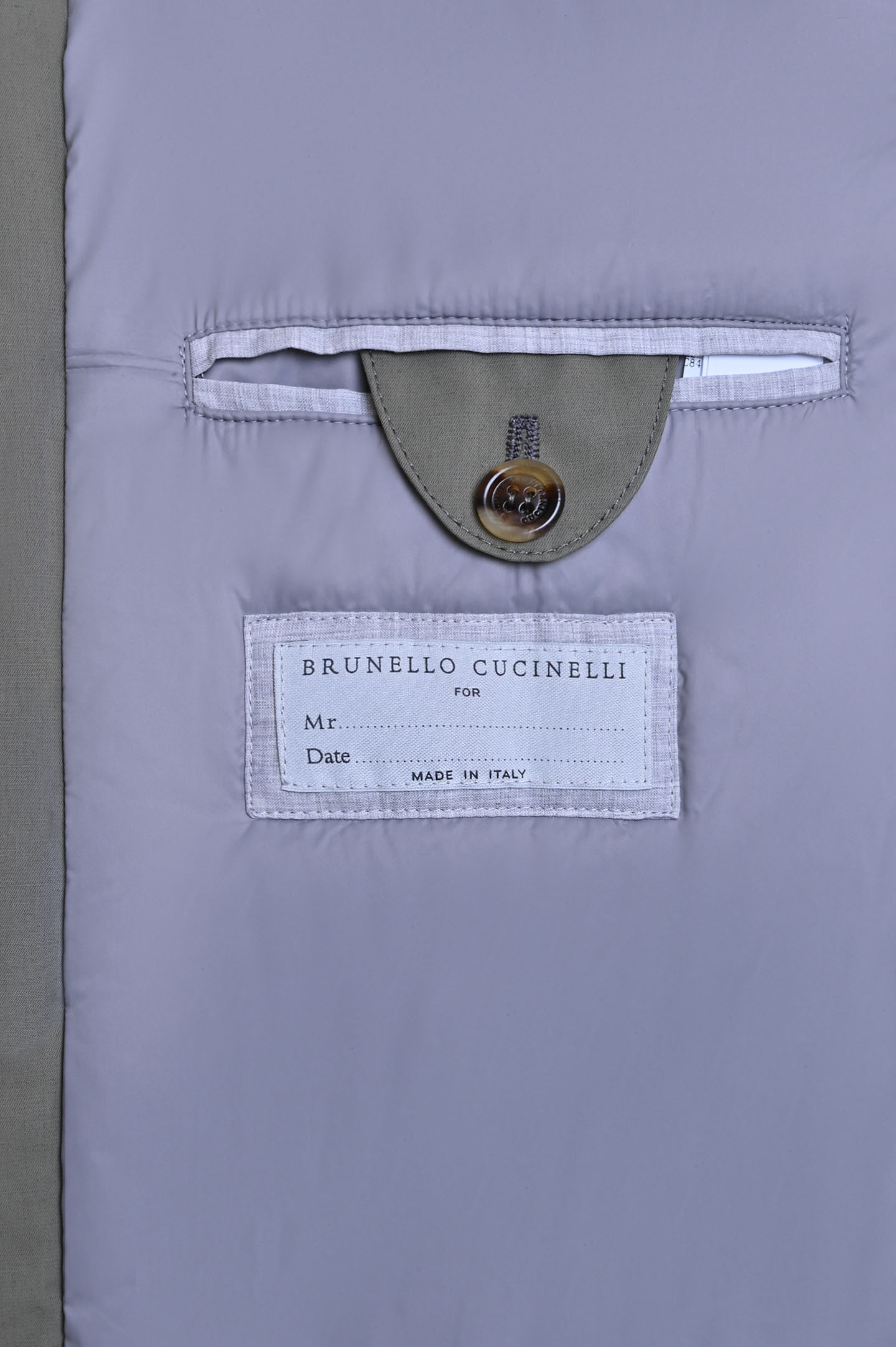 Куртка BRUNELLO  CUCINELLI MQ4206476, цвет: Зеленый, Мужской