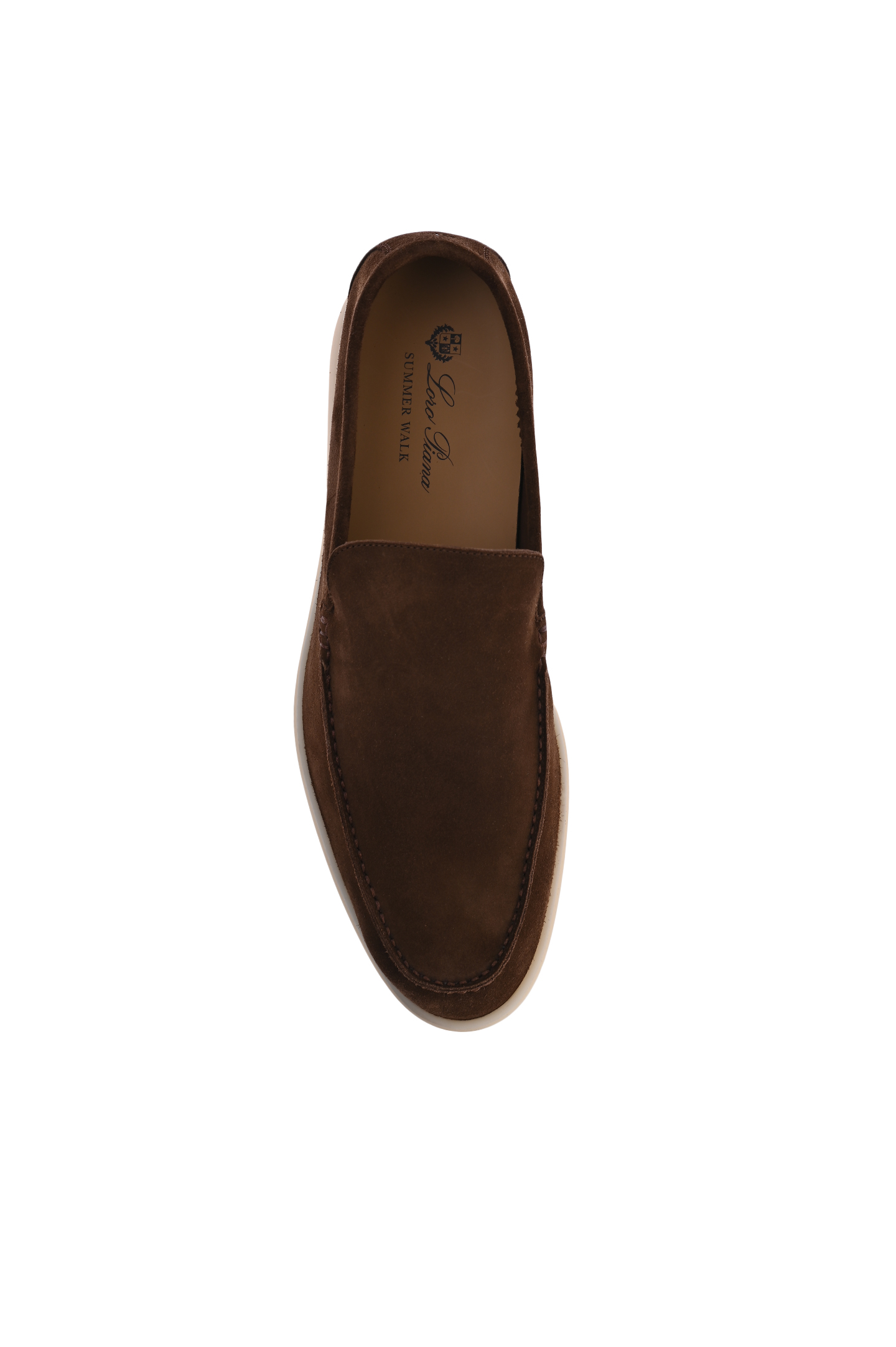 Лоферы LORO PIANA FAE8124, цвет: Коричневый, Мужской